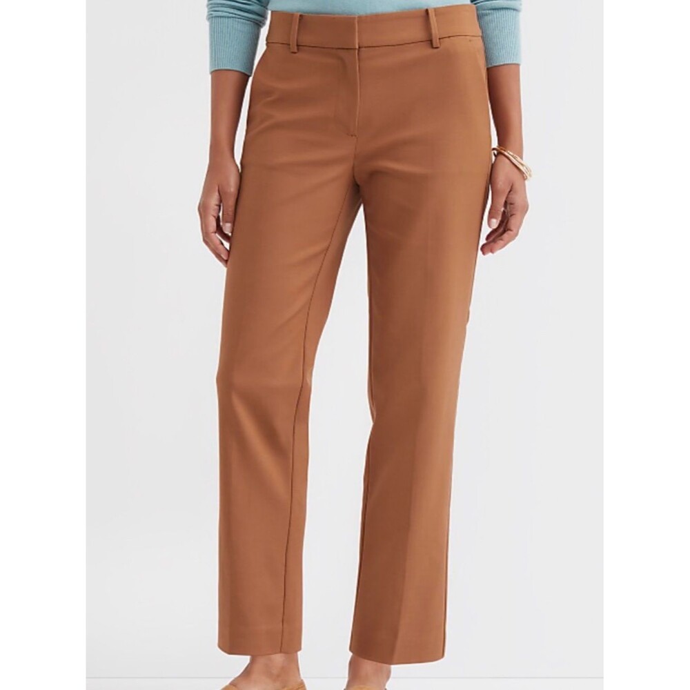 LOFT Riviera Slim Pants Cocoa Powder Size 14 Petite